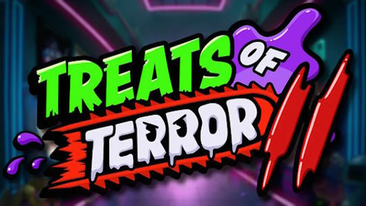 Tampilan visual bertema makanan horor dalam slot Treats of Terror II